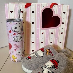 Maurice’s Snoopy Slippers and Tumbler Set